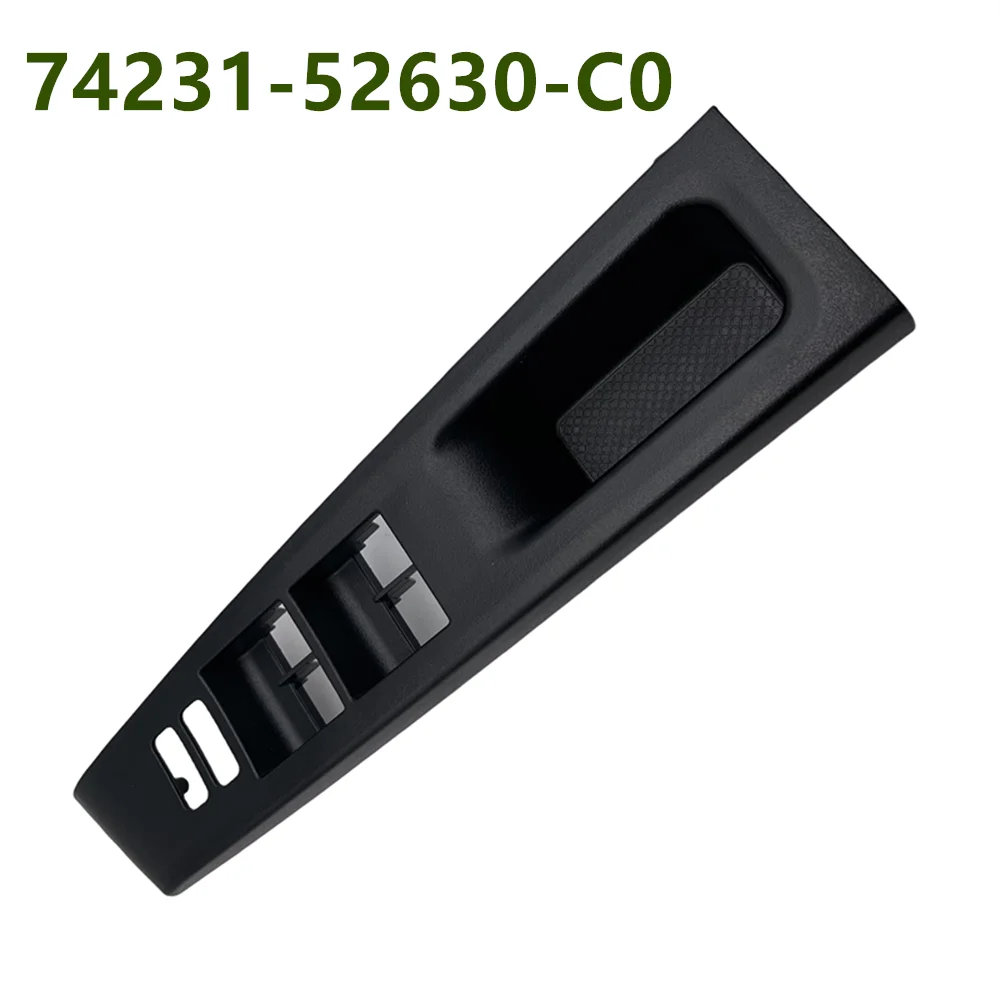 Car Window Switch Panel RHD Front Armrest Upper Panel 74232- 52570-C0 74231- 52630-C0 For Toyota Vitz 2010 2011 2012 2013 2014