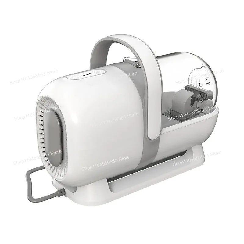 Pet Grooming System - 5-in-1 Vacuum Clipper with Hair Dryer & Detangling Comb