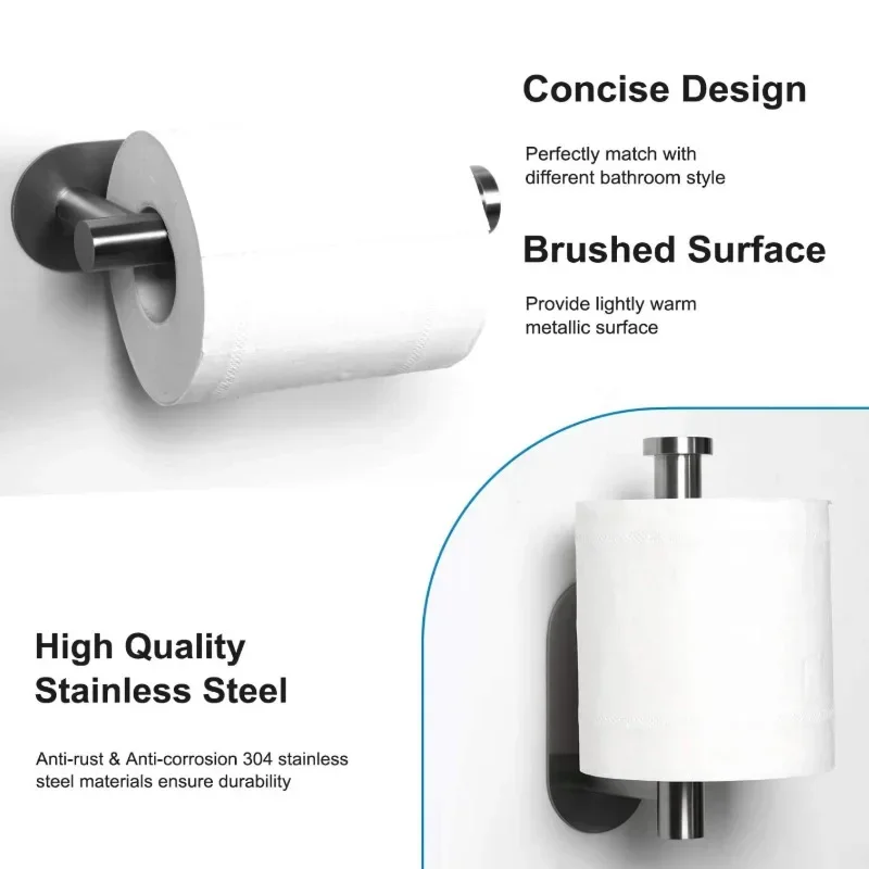 Toilet Paper Holder Kitchen Acceesories Shelf Dish Drainer Wall Mounted Towel Rack Kitchens Accessories Stainless Steel Cabinet