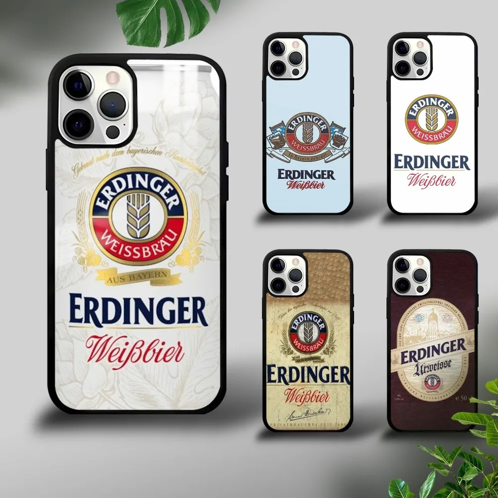 

E-Erdinger W-weissbier Beer Lover Phone Case For IPhone 16 15 14 13 12 11 Pro Xs Max Mini Plus Celulares Hard Funda