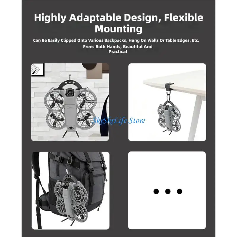 

E65E Reliabled Mounting for NEO2 Security on Backpack Buckle Desktop Wall Setups Enhances Portability and Safety