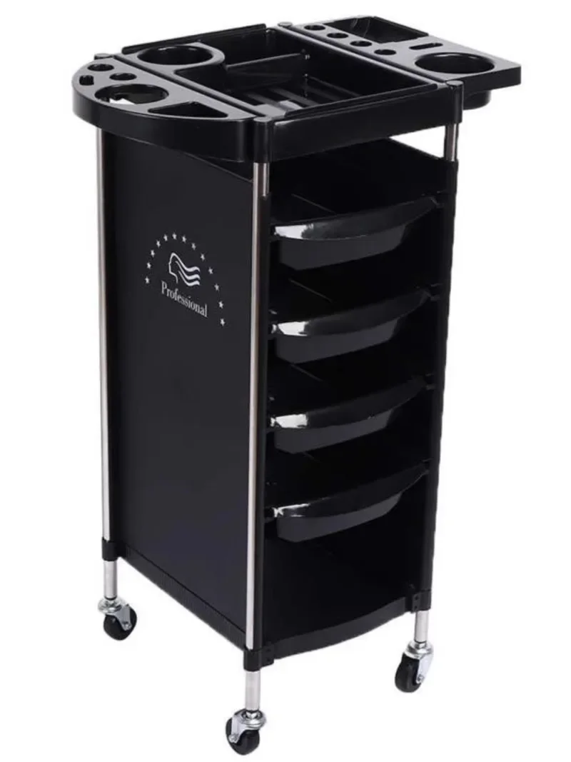 

Hairdressing Multifunction Minimalist Salon Trolley Hair Dyeing Perm Shave Salon Trolley Carrito Auxiliar Beauty Furniture HYST