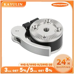 Kayulin Quick Adjust Dual-Sided  Rosette Adapter with M6 Female and Male Mounts For Camera Handgrips Cage Rig Arm