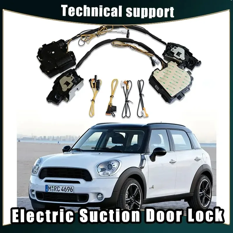 

For MINI COUNTRYMAN 2017-2023 F60 Car Soft Close Door Latch Pass Lock Actuator Auto Electric Absorption Suction Silence Closer
