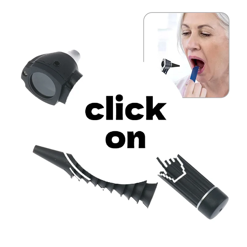 

Black Color Otoscope - Ear Scope With Light, Ear Infection Detector, Ear Checker Kit With 3X Magnify Lens