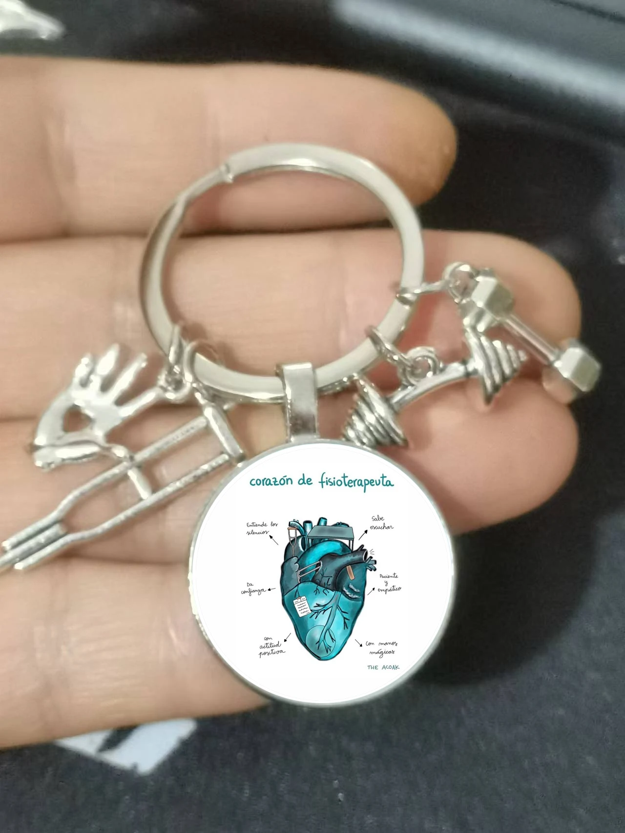 Rehabilitation, Abduction, Strength, Family, Doctor, Keychain