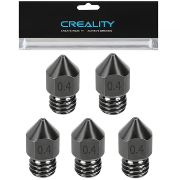 Creality MK8-Düse aus gehärtetem Stahl für 3D-Drucker, verbesserte Ganzmetalldüse für Ender 3 Ender-3 pro S1 CR-10-Serie