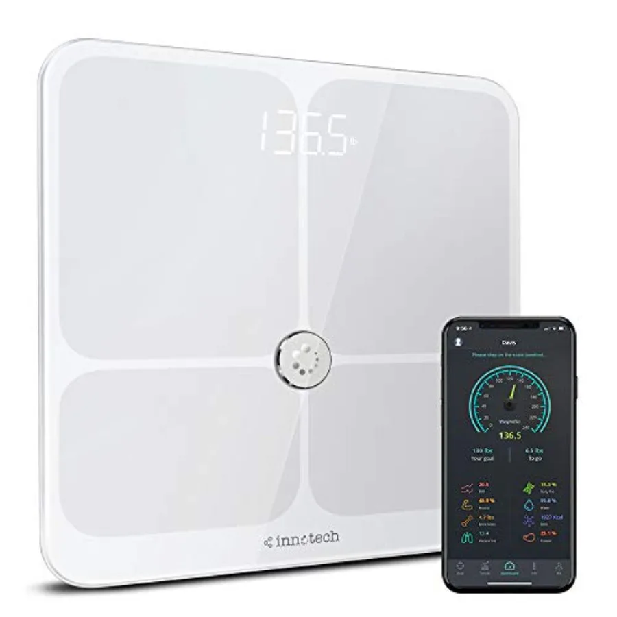 

Smart Body Fat Scale with Bluetooth Connectivity and Digital BMI Measurement for Home Use Advanced Body Composition Analyzer wi