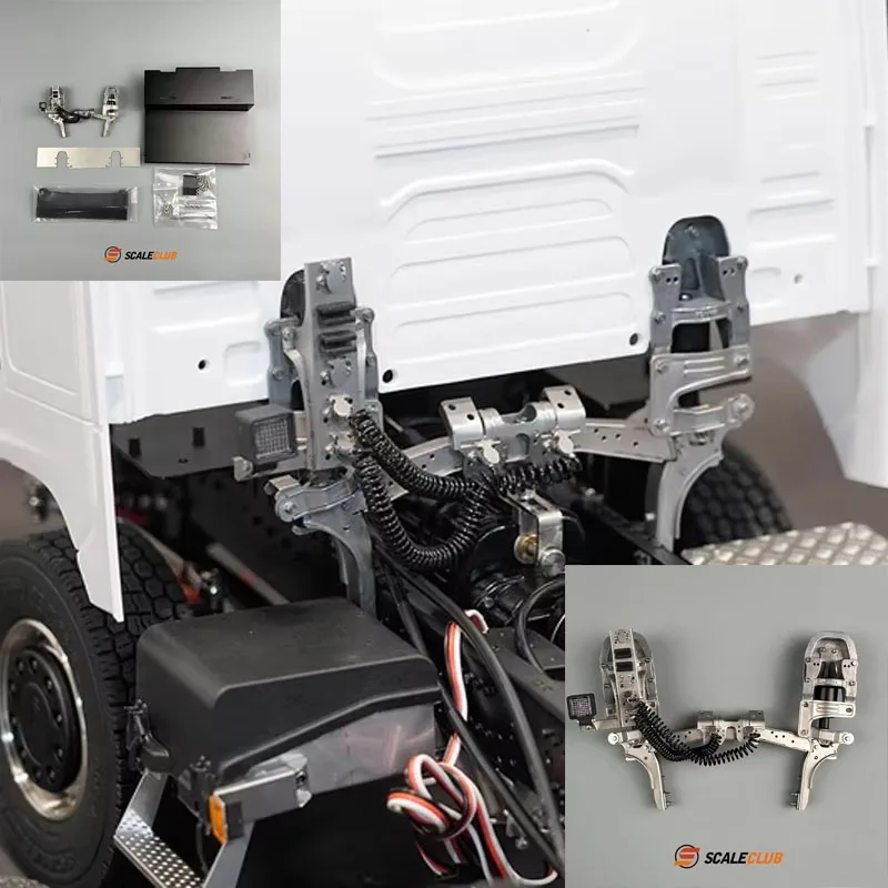 

Модель Scaleclub 1/14 для Tamiya Scania 770S, обновленная имитация муфты кабины, механическая подвеска, аксессуары для грузовиков