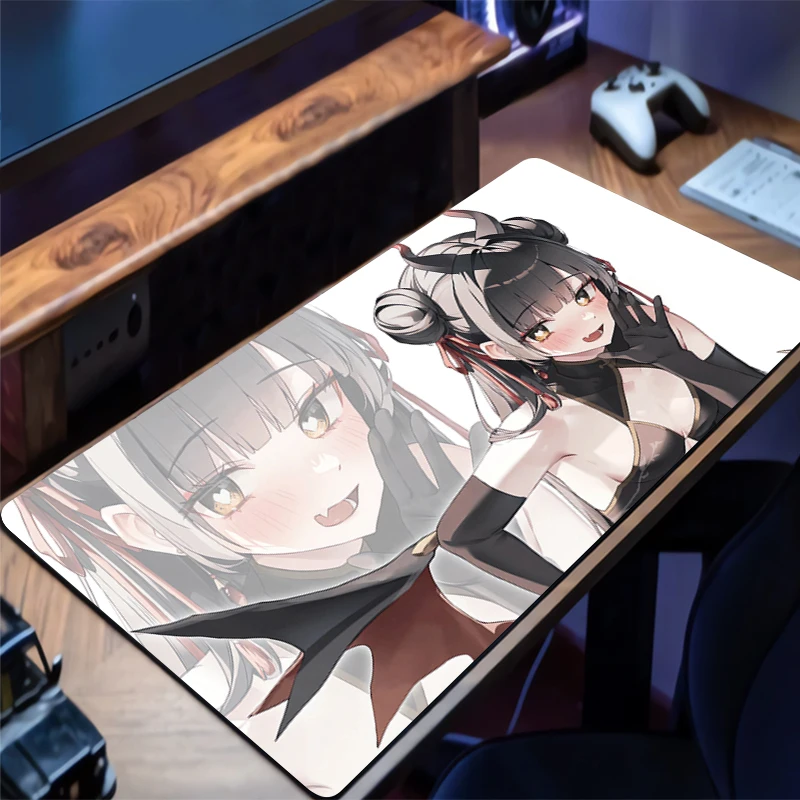 Gaming Mouse Pad Black Survival Eternal Return Office Carpet Mouse Mats Gamer Desk Accessories Computer Pads PC Anime Mousepad