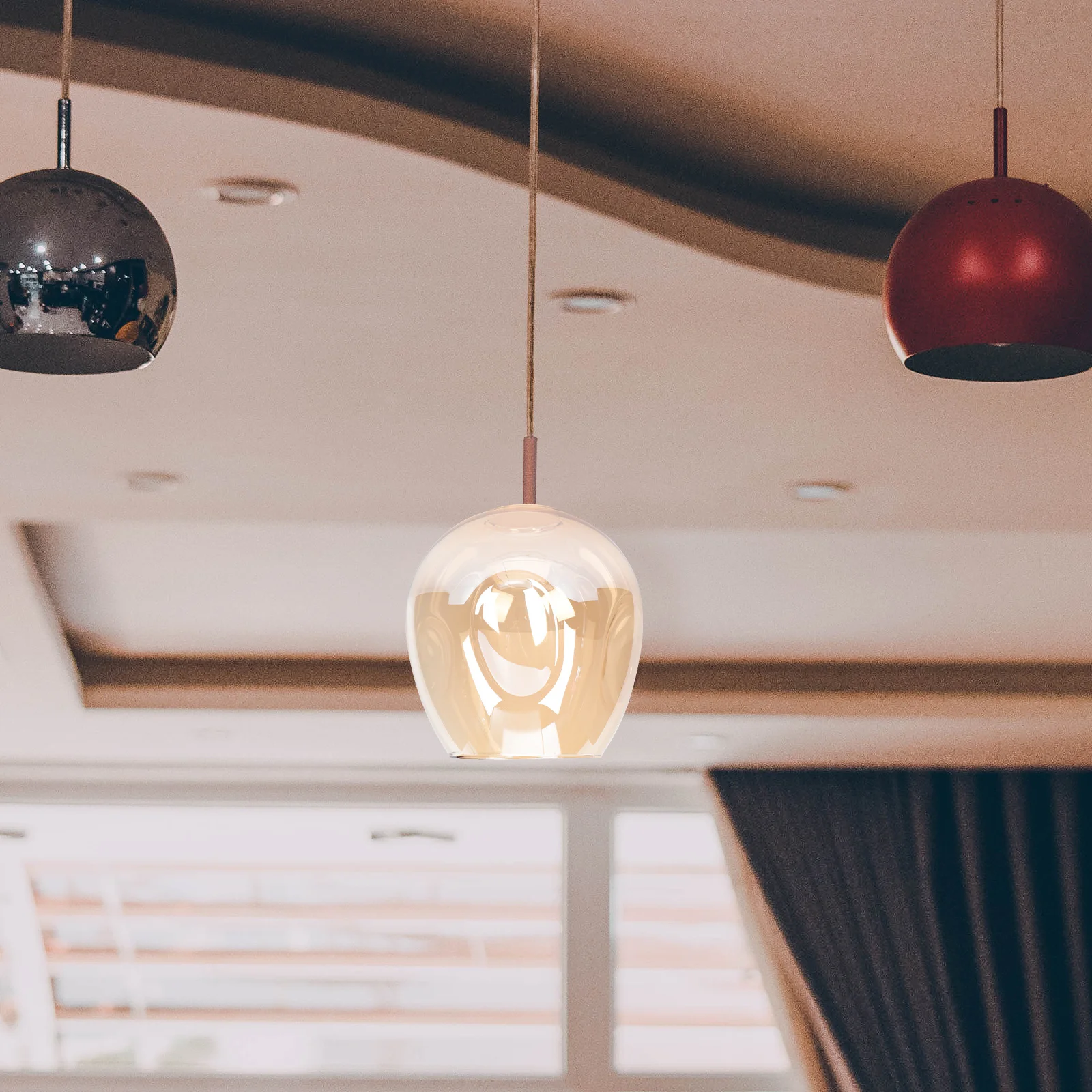 

Versatile Glass Lampshade Durable Replacement Cover for Table Floor Desk Lamps Home Glass Lampshade Light Cover