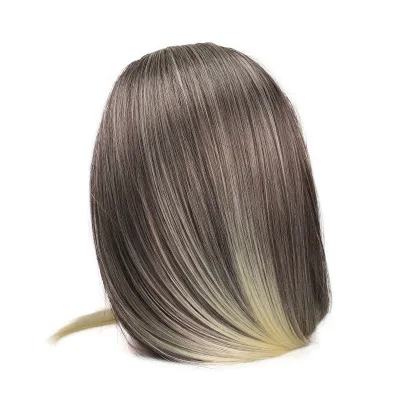 SHARONDS-peluca colorida con cabeza de muñeca, disco de corte de pelo, Estilismo, práctica de tejido, modelo de cabeza, práctica de corte de pelo, modelo de cabeza especial