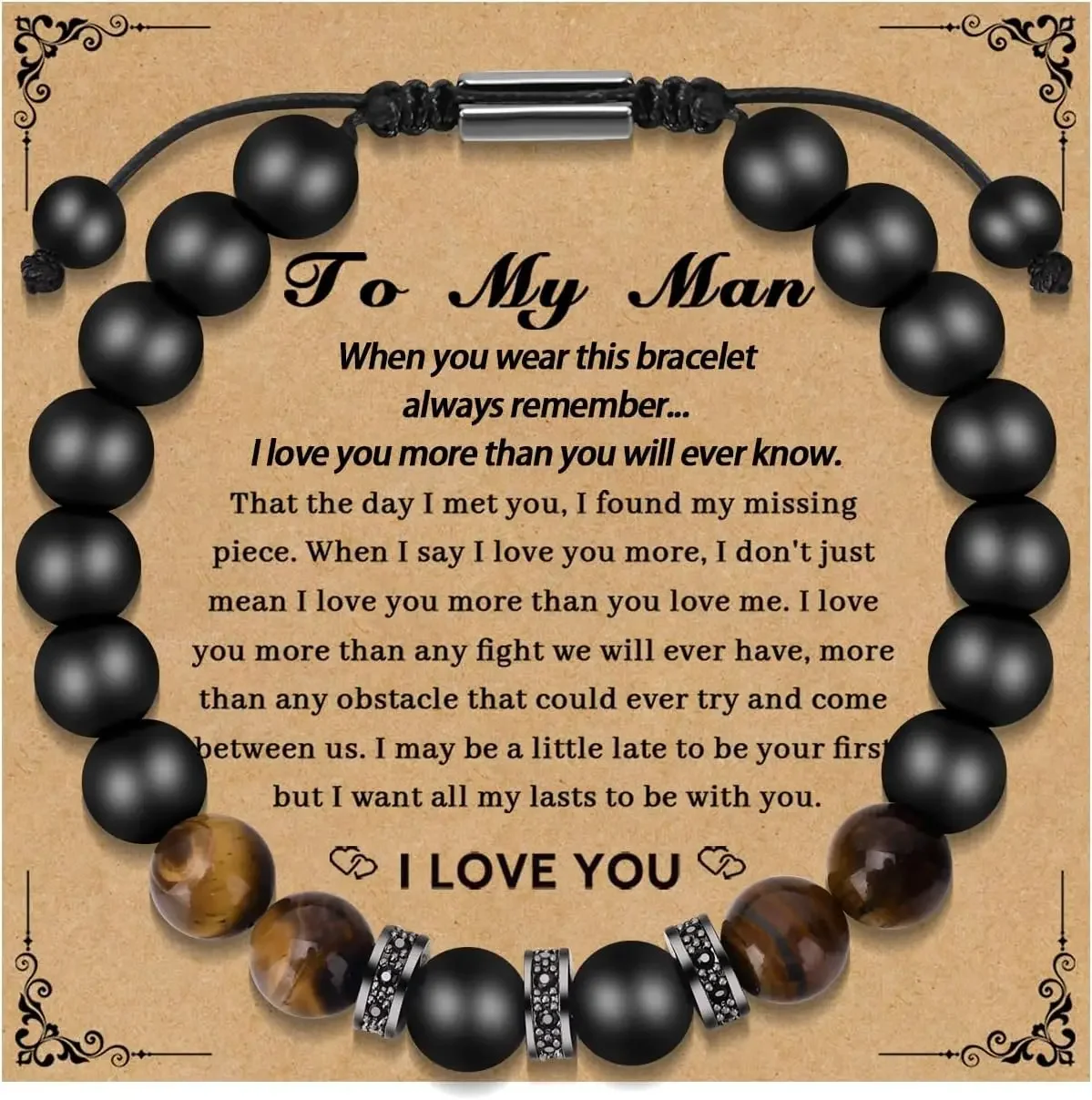 

Подарки на день рождения для мужчин, браслеты для мужчин, мужские подарки, мужские браслеты, подарки на день Святого Валентина для него, парня