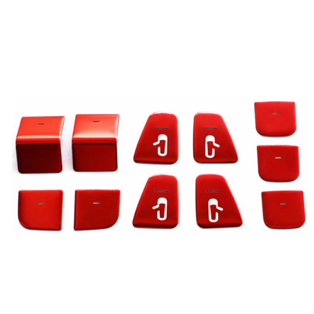 

Set of 11 Car Door Lift Button Switch Stickers Compatible with For Tesla For Model 3 Y Trim Decals ABS Plated Material