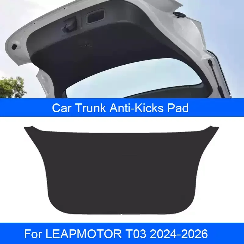 

Пороговая полоса для двери автомобиля, внутренняя внешняя защитная накладка для багажника, противоударная накладка из искусственной кожи, автоаксессуар для LEAPMOTOR T03 2023-2025