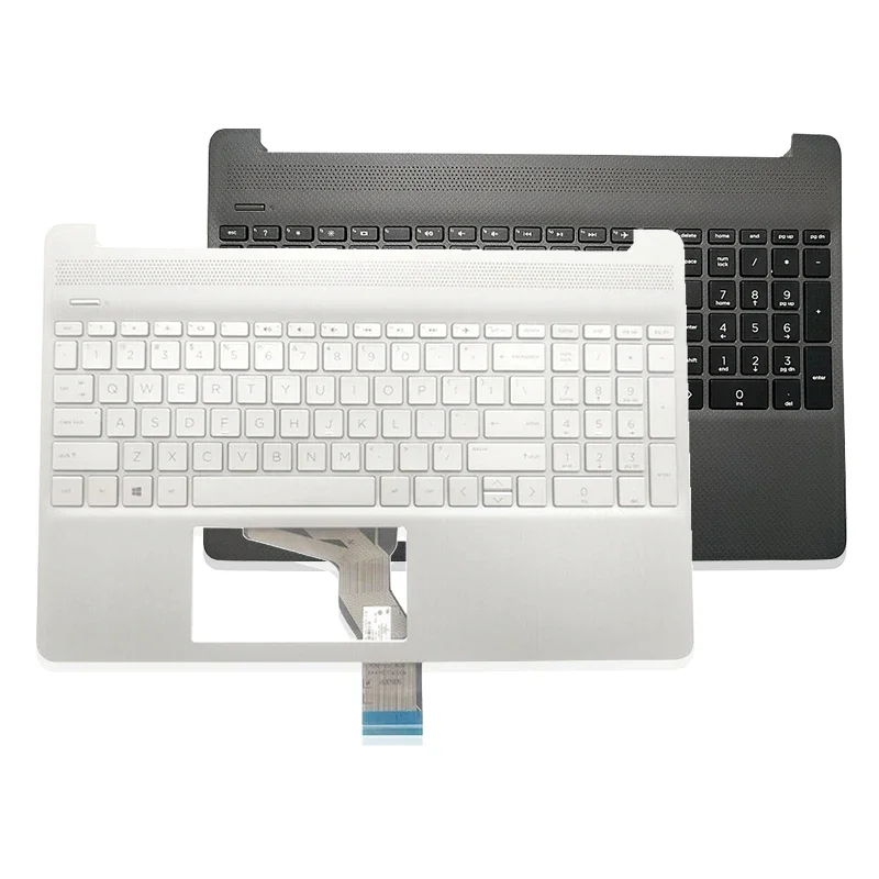 New For 15-DY 15-EF 15S-EQ 15S-FQ TPN-Q222 Laptop Palmrest Case Keyboard US English Version Upper Cover