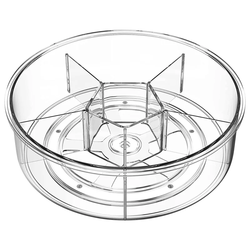 

Органайзер, прозрачный акриловый большой вращающийся органайзер для столика/ванной/холодильника/кухни
