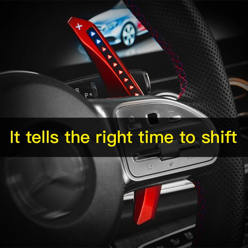 Suitable for MK4 Golf 4 steering wheel extension shift paddles Santana 03 Bora car LED smart paddles