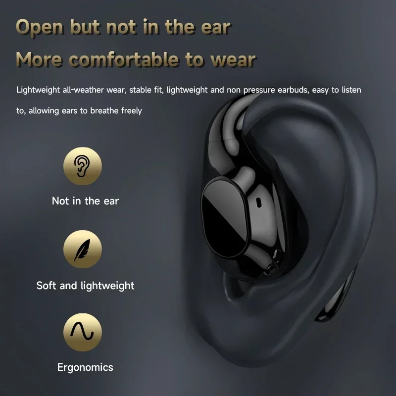 Xiaomi Wireless Bluetooth Headphones Mijia Earphones Portability EarHooks Bone Conduction Earbuds Sports Headset with Microphone