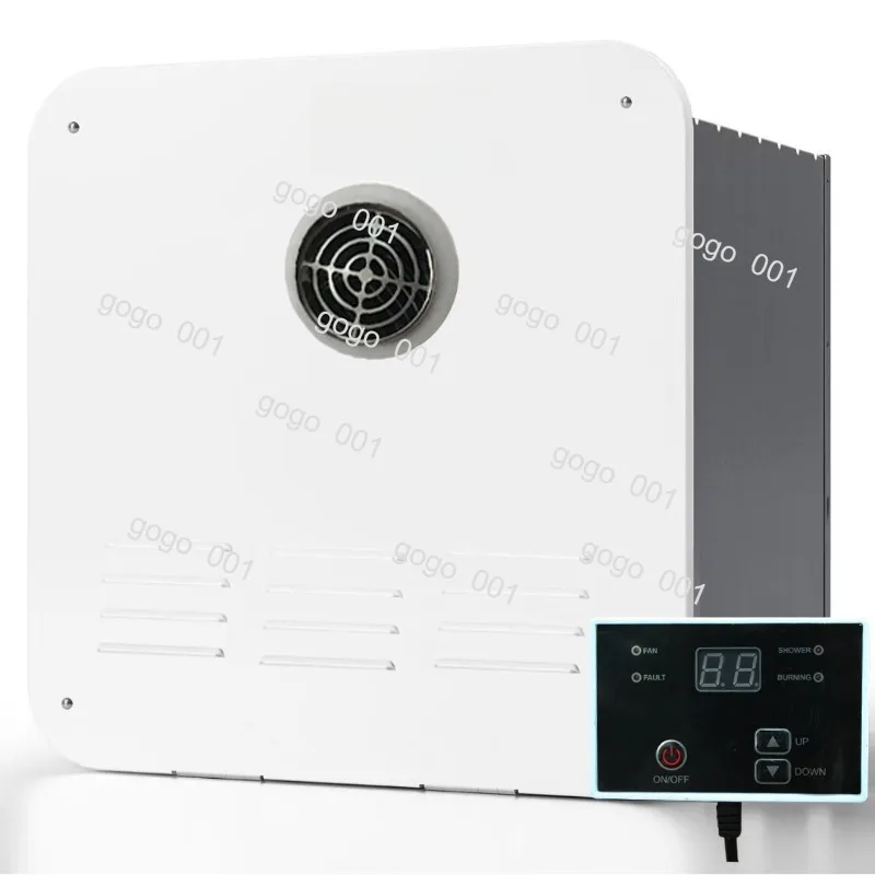 RV Camper Van Instant Hot Water Heater, High Efficiency Recessed Mount Gas Powered with Adjustable Temperature Control