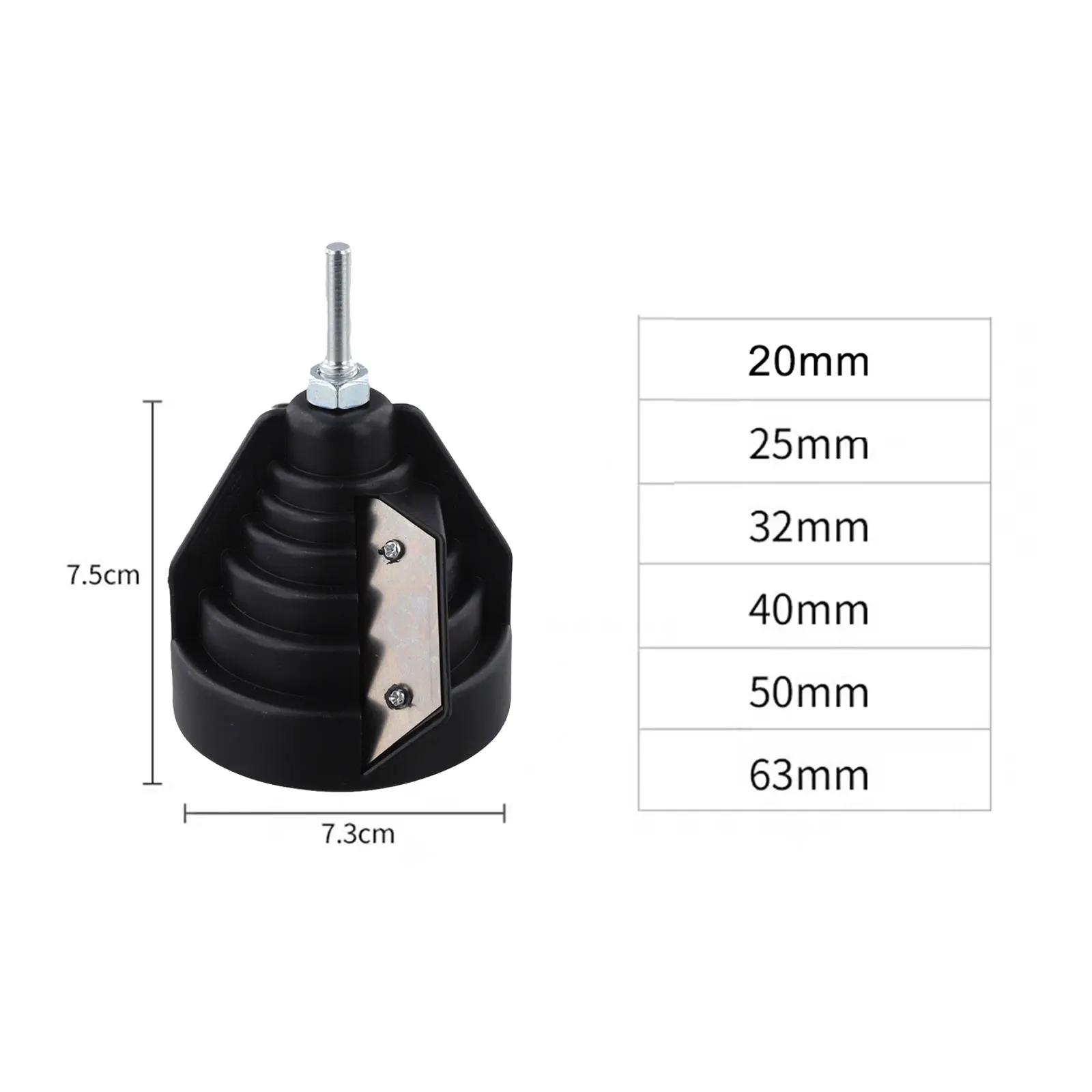 PE Pipe Outer Circle Finishing Chamfering Device Pipe Chamfering Tools PVC Reamer Scraper Deburring Trimming Device
