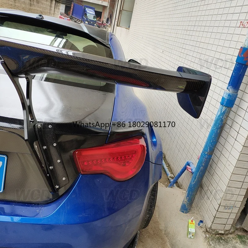 Sayap belakang serat karbon, Bodykit Spoiler sayap belakang karbon untuk BRZ GT86 FRS Rocket Bunny V1