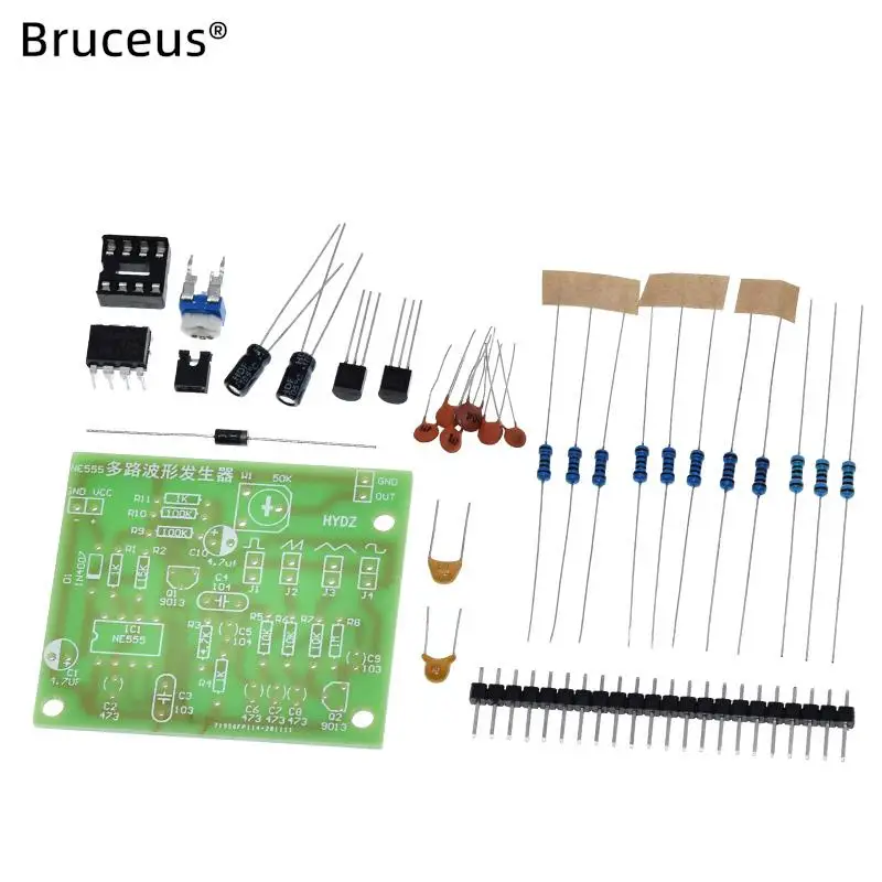 DIY Kit DC6-12V NE555 Pulse Waveform Signal Generator Module Sine/Triangle/Square Wave multi-channel