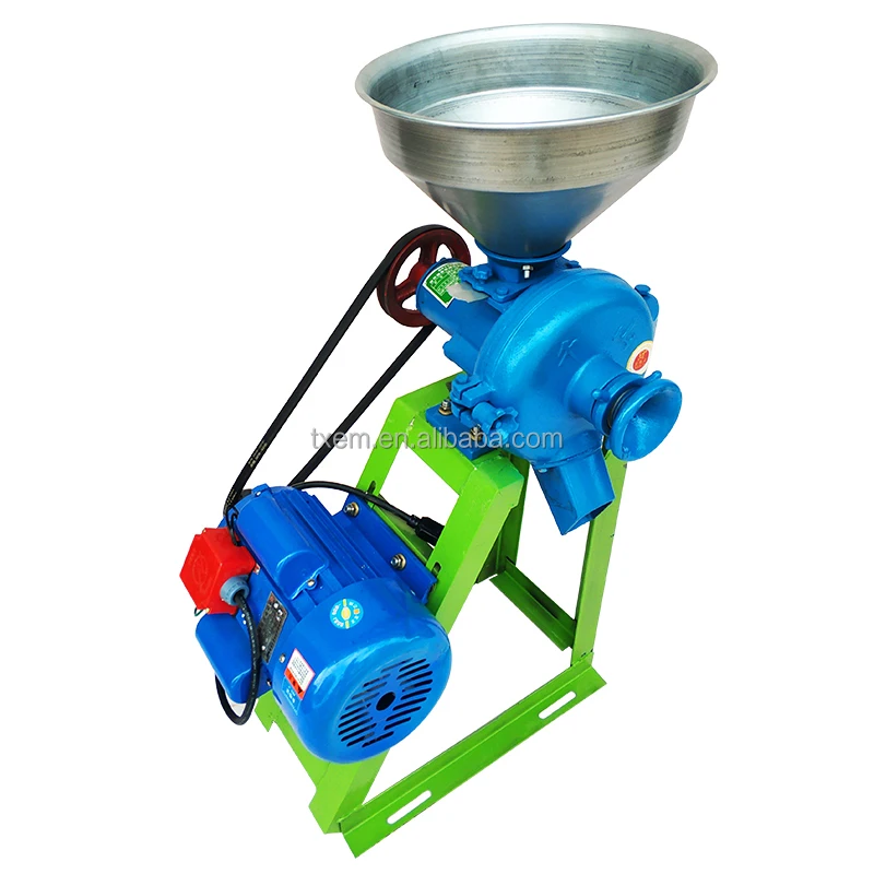 TX Small Multi-Function Rice Flour Mill Coffee Soybean Wheat Cereal Corn Wet & Dry Smooth Grinder Corn Milling Machine