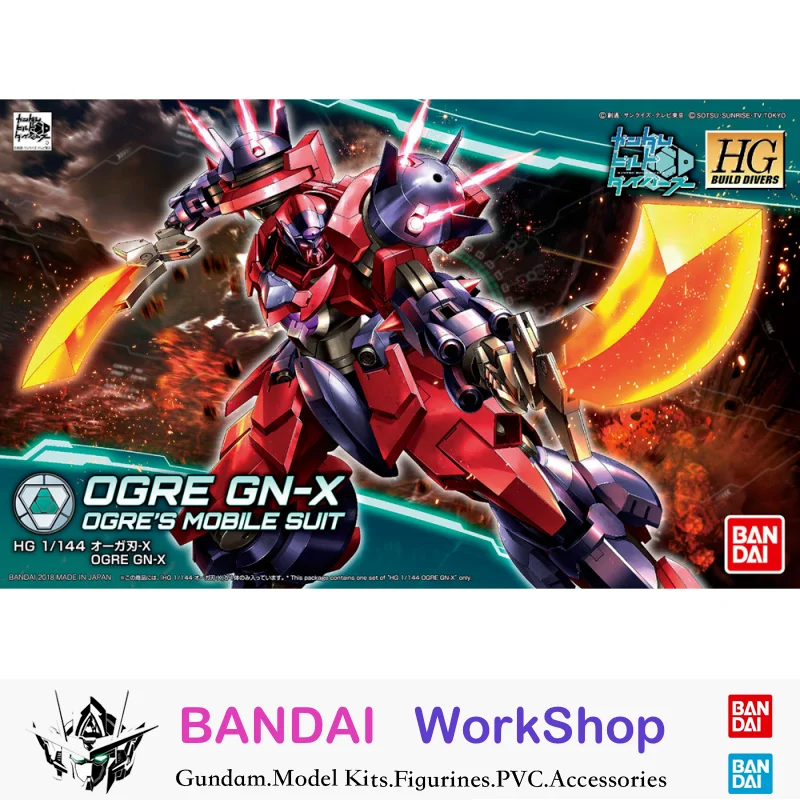 

Bandai Original 1/144 HGBD Orge GN-XAction Figure Assembly Model Kit Collectible Gifts