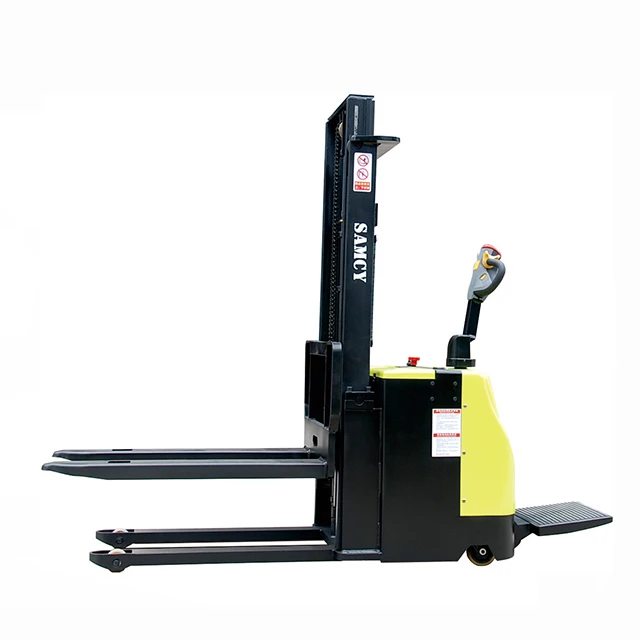 SAMCY  CE certification 2 ton Automatic Electric Stacker 1.6--2.5m lift height