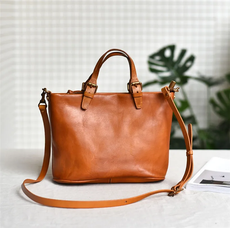 

Luxury Natural Genuine Leather Women's Handbag Fashion Handmade Casual Real Cowhide Daily Party Weekend Shoulder Messenger Bags