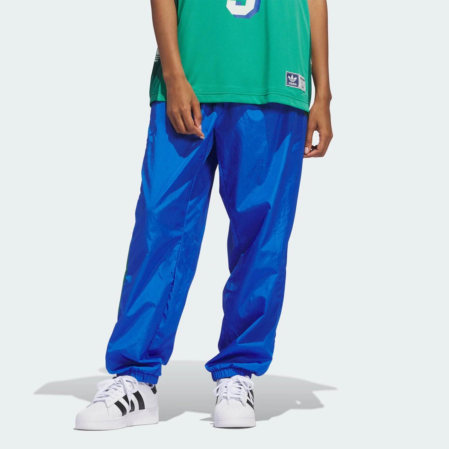 Adidas genuine clover lace up unisex loose sports pants IT9951