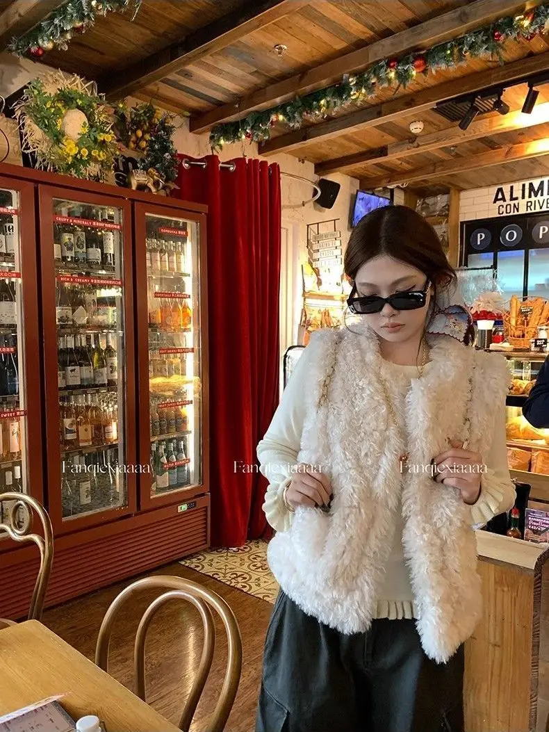 

Жилеты, толстые женские жилеты без рукавов, осенние вельветовые лацканы с поясом, уличная одежда в стиле гранж, многослойная городская свободная байкерская застежка, сексуальная