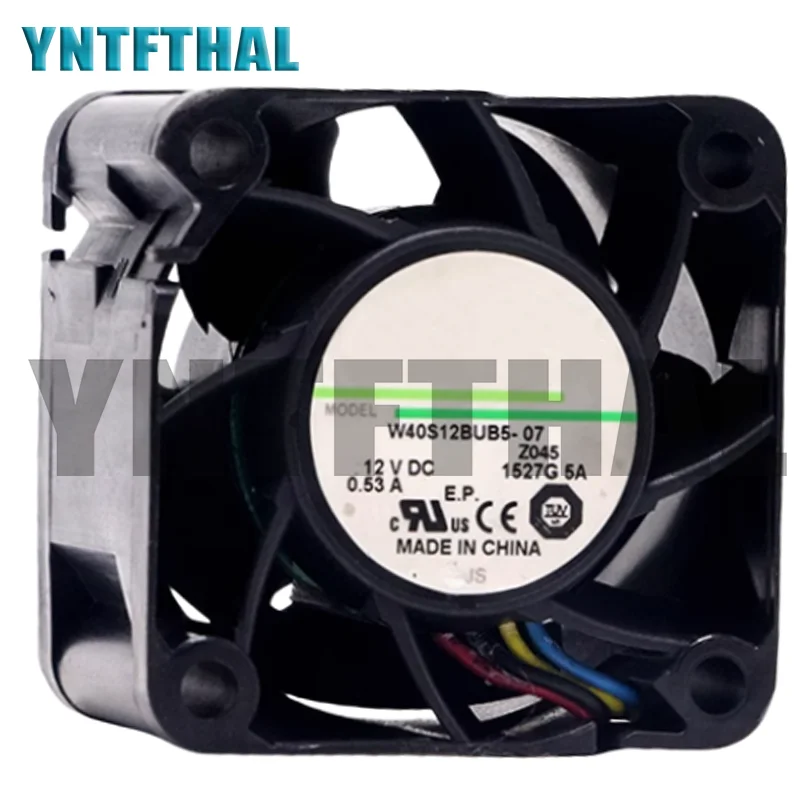 New W40S12BUB5-07 12V 0.53A  4-Wire Cooling Fan