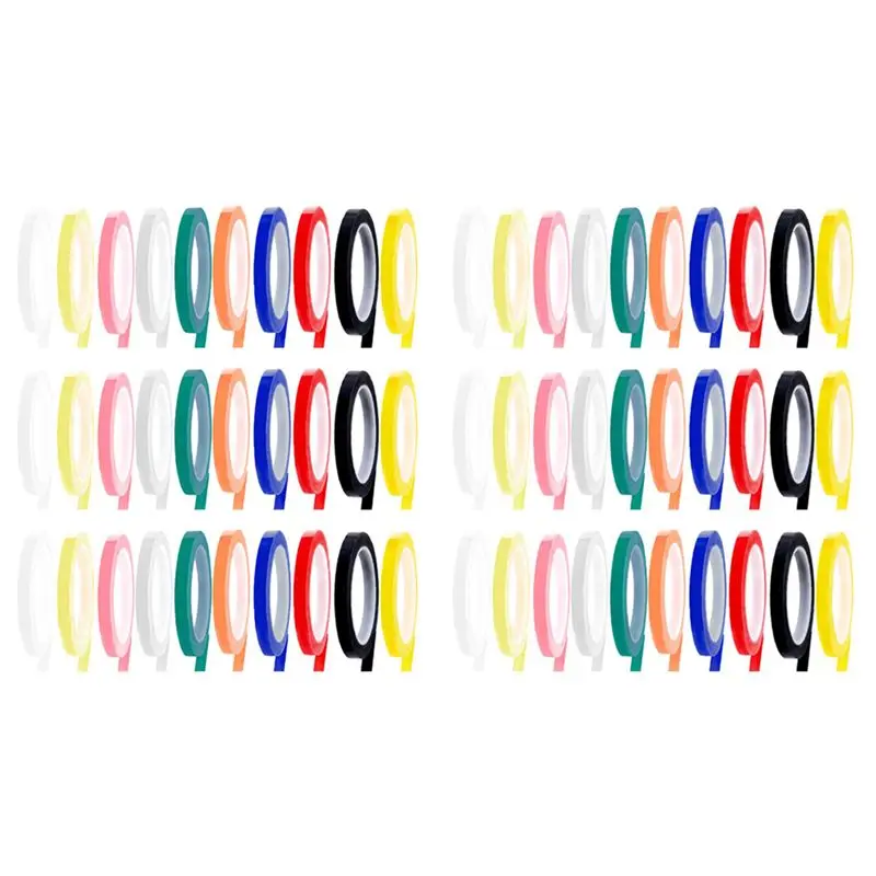 60 Rolls Autoclave Tape-Sterilization Tape,0.24 Inch Width 216.5 Inch Length Instruments Identification Tape 10 Colors