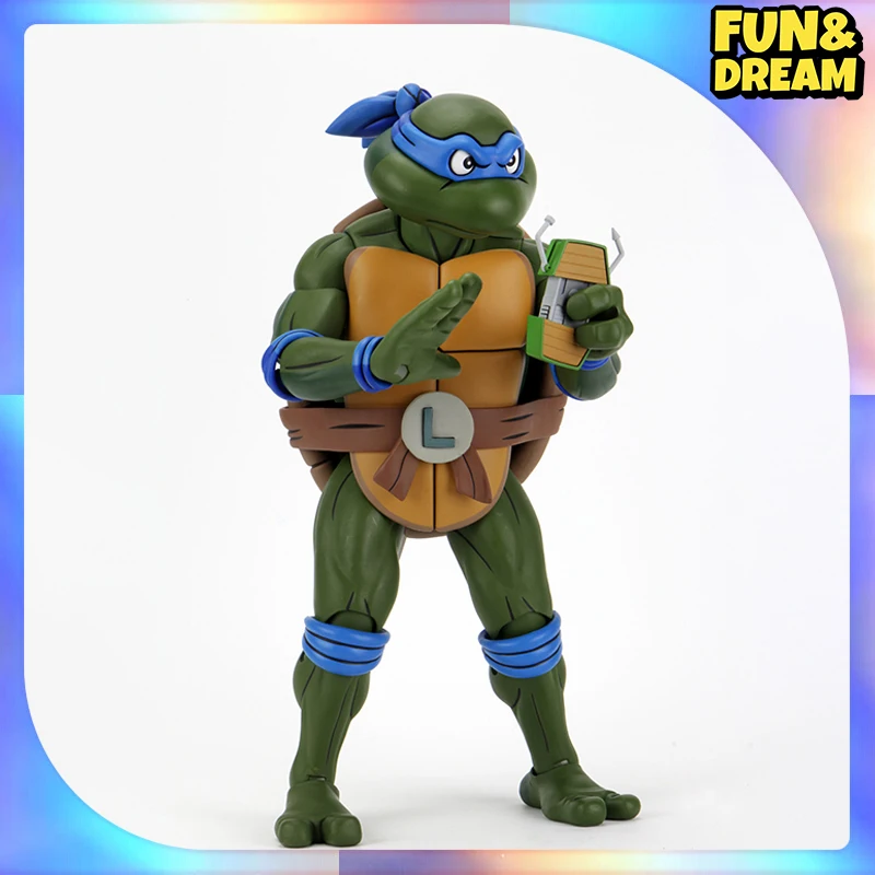 

NECA 54143 Ninja Turtles Anime Figure TMNT 18-inch Leonardo Da Vinci Action Figurine 1/4 Scale Children Toy Birthday Gift