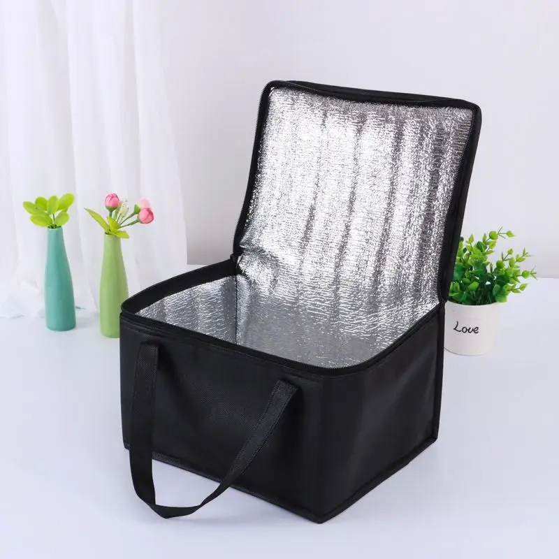 Portable Insulated Thermal Cooler Bag Drink Storage Chilled Bags Cool Lunch Foods Lunch Box Zip Picnic Tin Foil Food Panier Repa