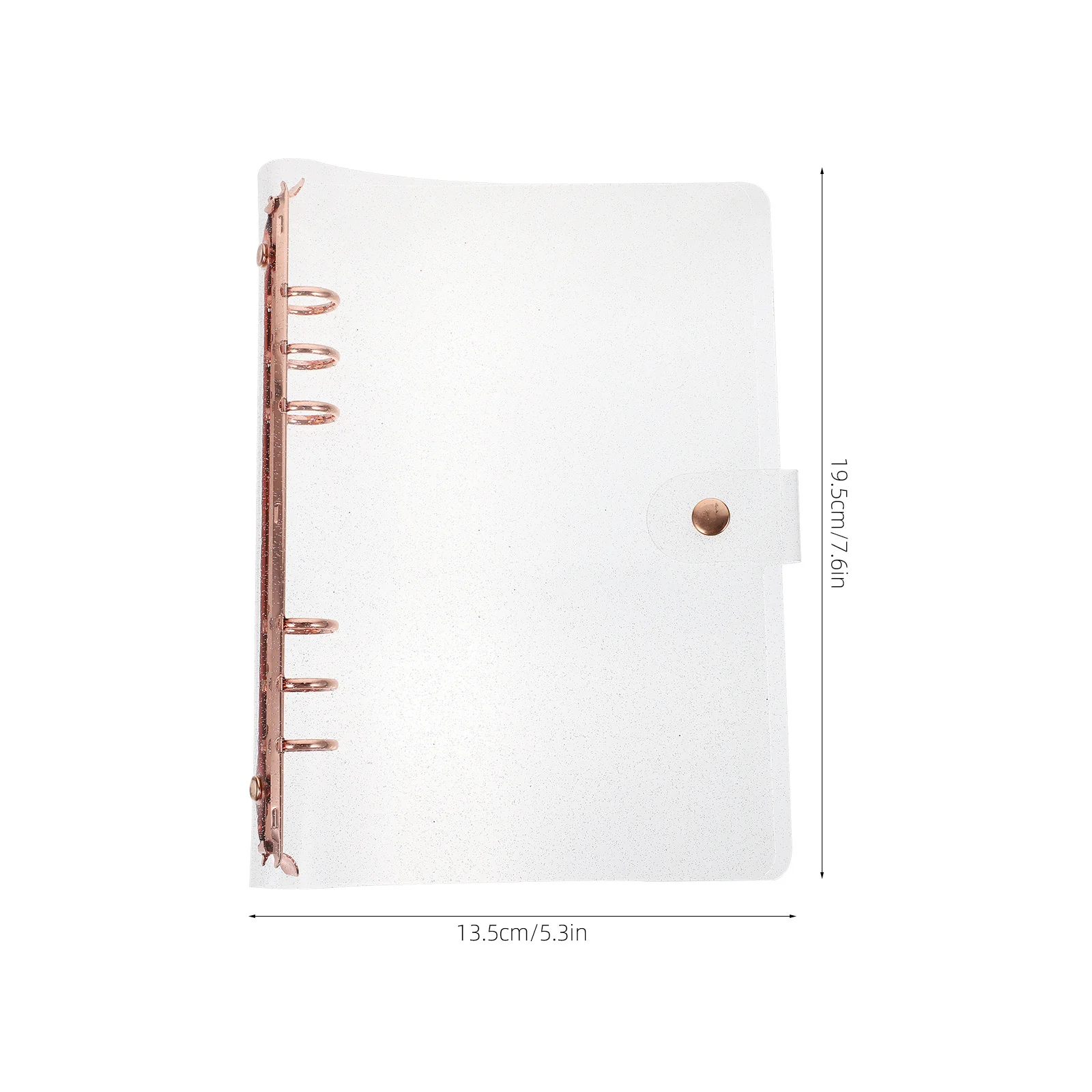 Premium PVC Notebook Shell Sturdy Handbook Protector for Office School Use Lightweight Notepad to Carry Journal