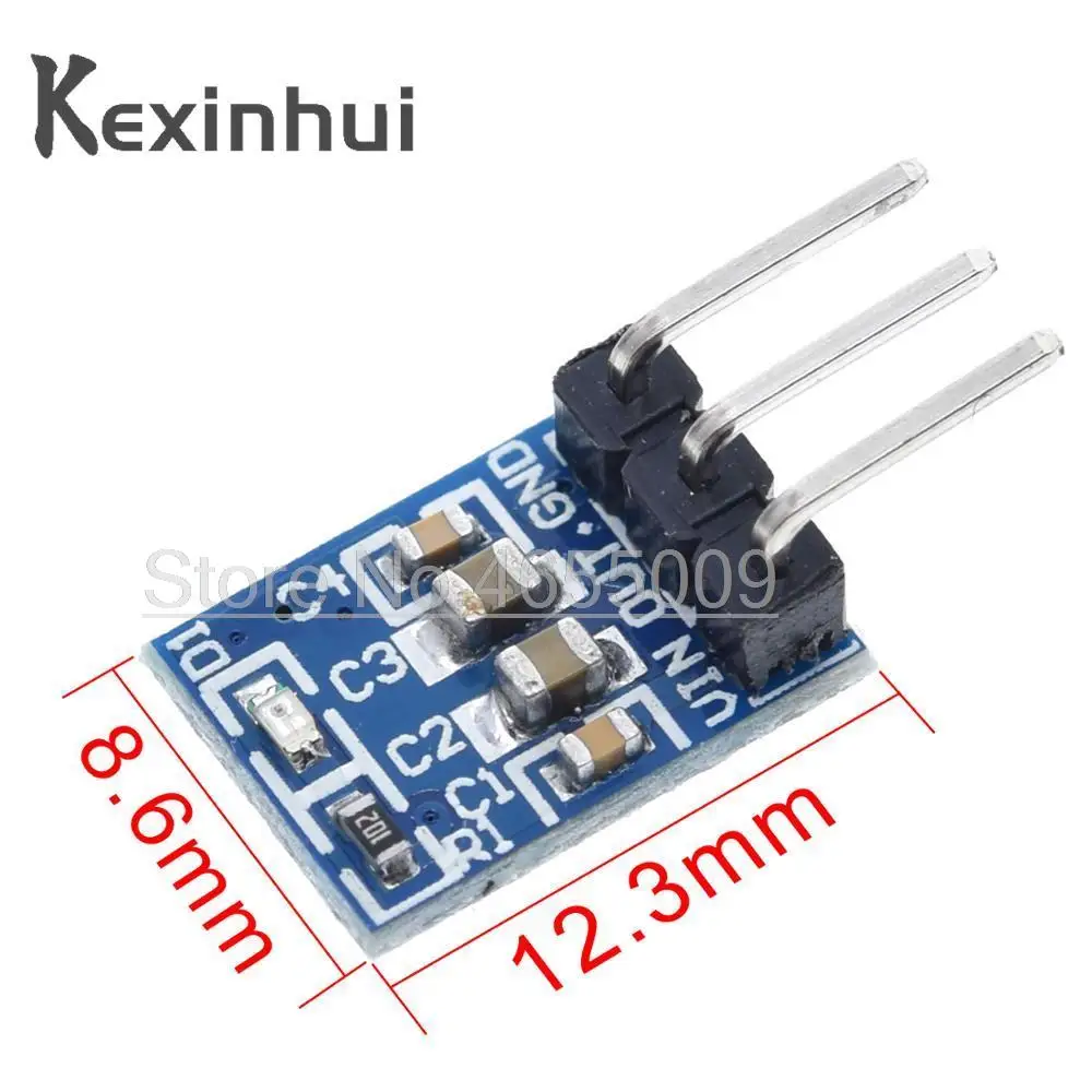 5PCS 5V to 3.3V For DC-DC Step-Down Power Supply Buck Module AMS1117 LDO 800MA