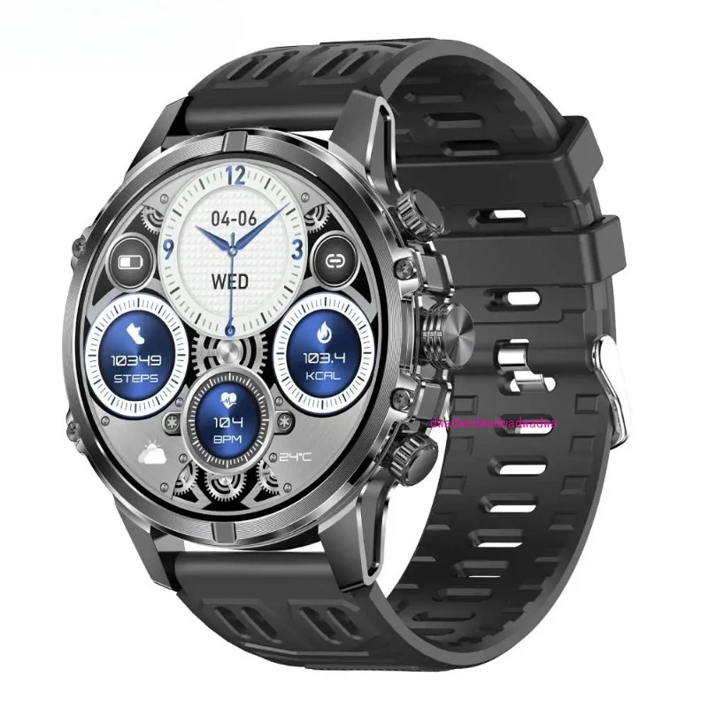 

BW-AT6 Plus 1.75inch AMOLED Display BLE5.3 Smart Voice Assistant Flashlight bluetooth Call Heart Rate Smart Watches