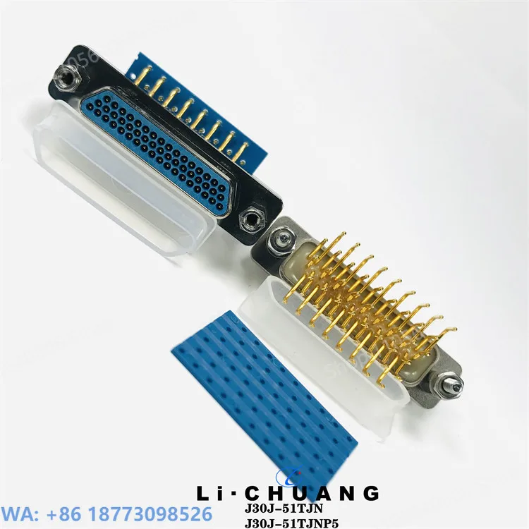 Rectangular Plug J30J-51TJSL/TJSP J30J-51ZKSP/ZKSL J30J-51TJWP7/TJN, 1PCS