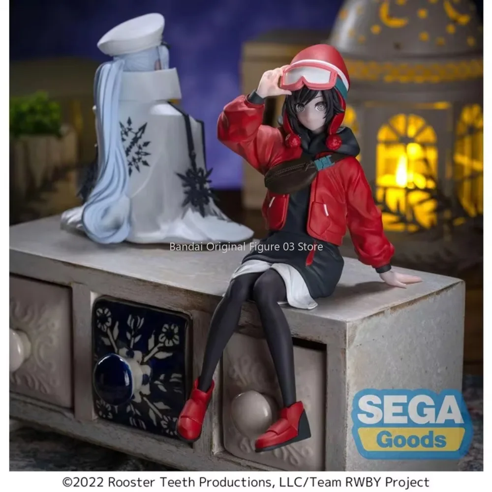 SEGA 오리지널 RWBY 루비 로즈 바이스 Schnee 애니메이션 캐릭터 모델 장식 컬렉션 피규어 어린이 장난감 크리스마스 생일 선물
