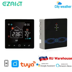 Smart Wi-Fi Wireless Thermostat Tuya Gas Boiler Warm Floor Regulator Control Underfloor Temperature Works With Alexa Google Home