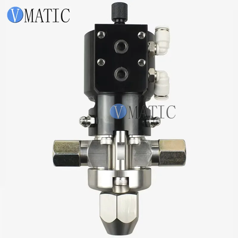 Free Shipping High-Flow High-Viscosity Anti-Drip Valve Dual Cartridge Dispensing Valve VC-66 for Sealant/Adhesive/Encapsulation