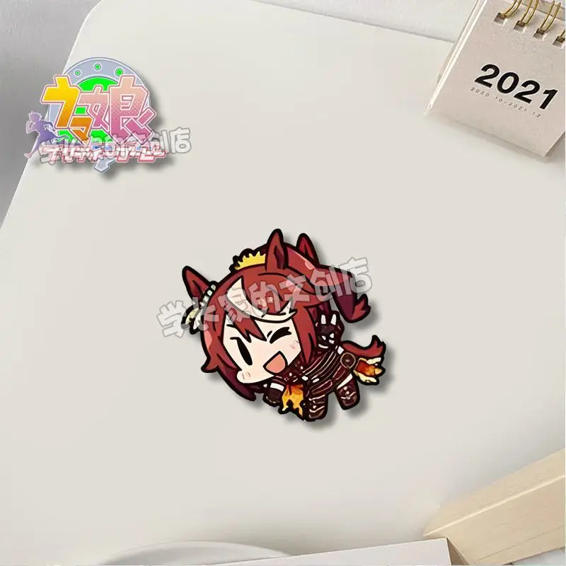 بروش ديربي جميل أنيمي ، شارة أكريليك ، دبابيس كرتون ، ديكور ذاتي الصنع ، إكسسوارات ملابس حقائب ظهر ، صمت طوكيو ، سوزوكا