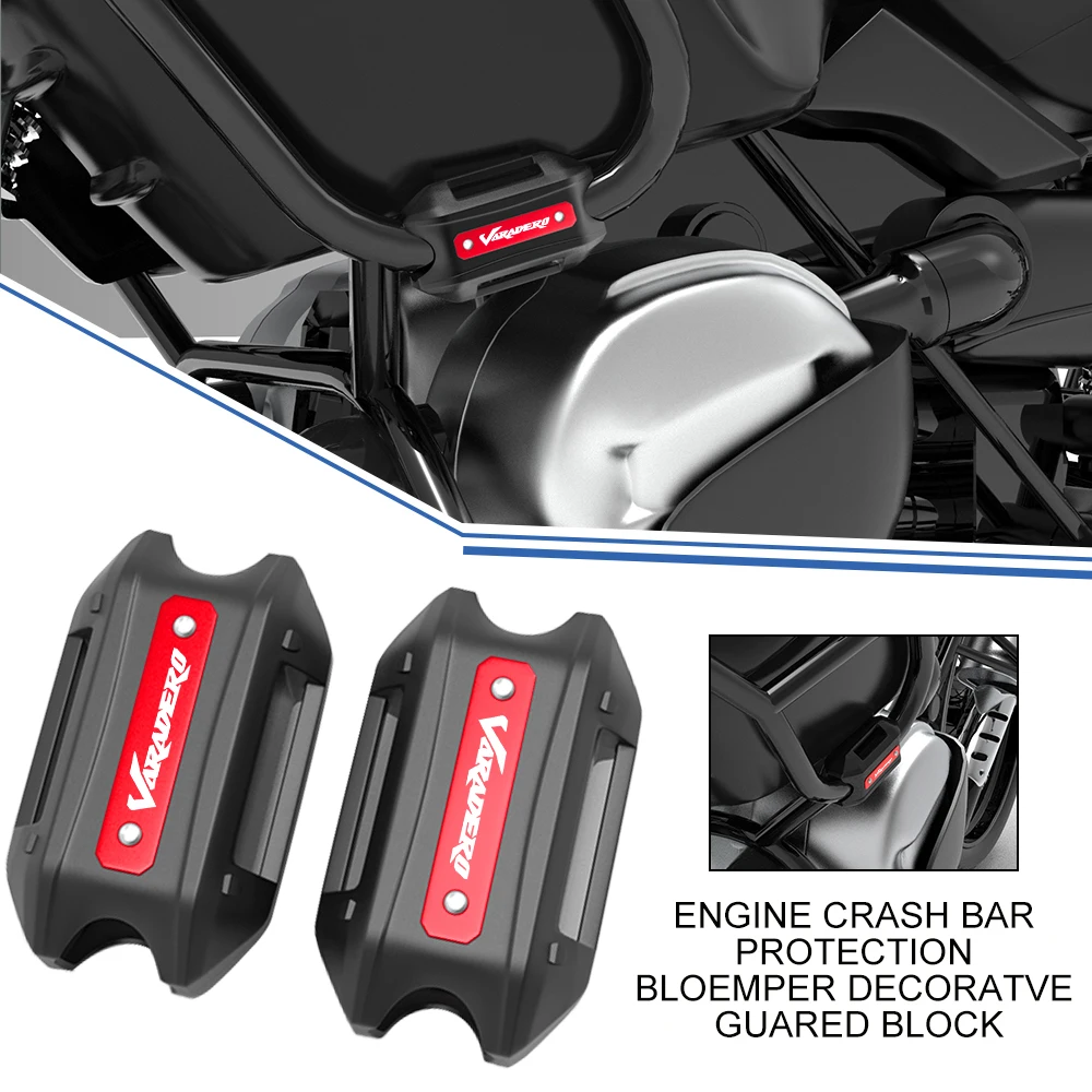 

For Honda varadero XL1000 XL 1000 varadero 1000 125 Motorcycle 25mm Crash Bar Bumper Engine Guard Protection Decorative Block