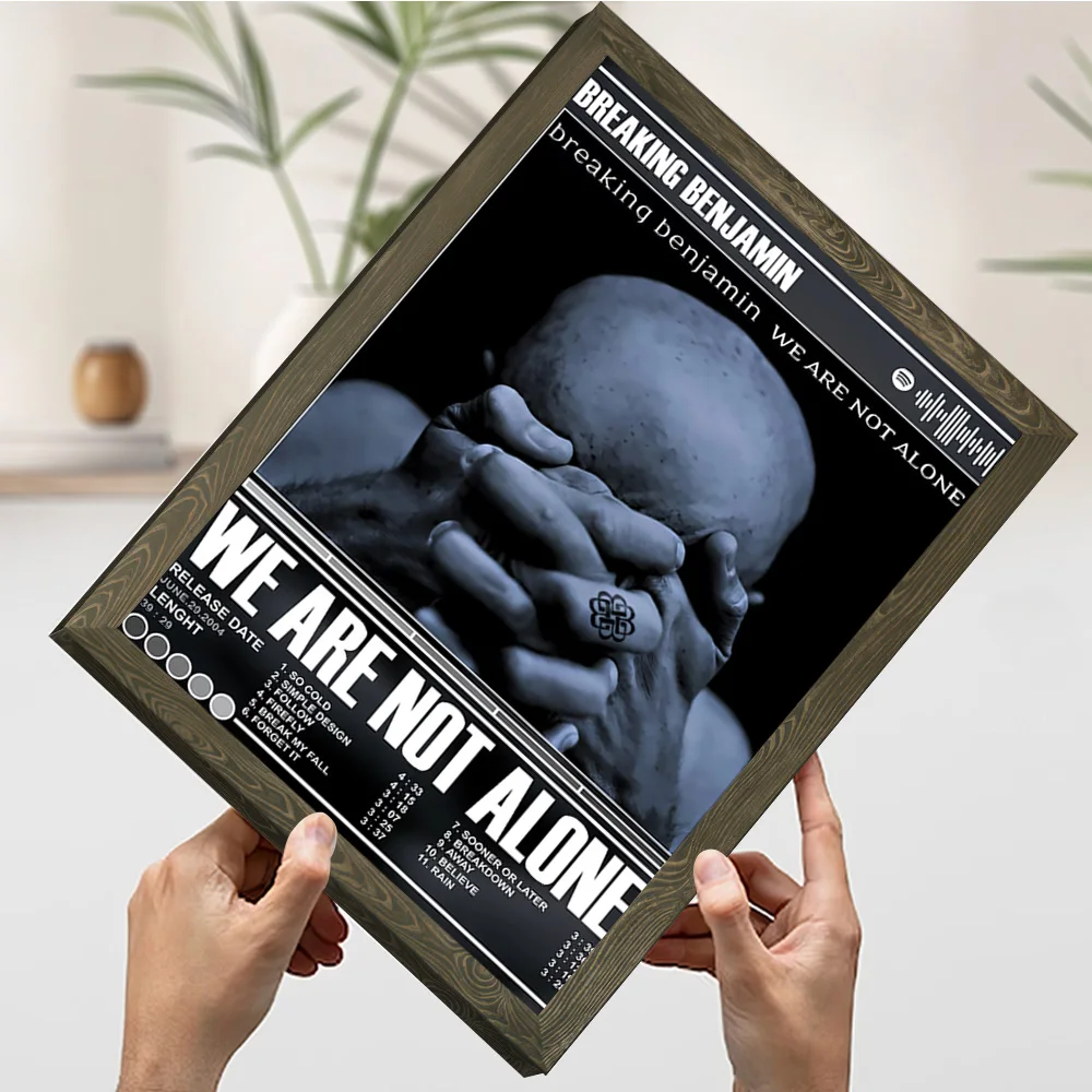 Breaking Benjamin - We Are Not Alone Poster Customizable Printed Canvas Painting Wall Art Gift for Home Decoration Ornaments - view 3
