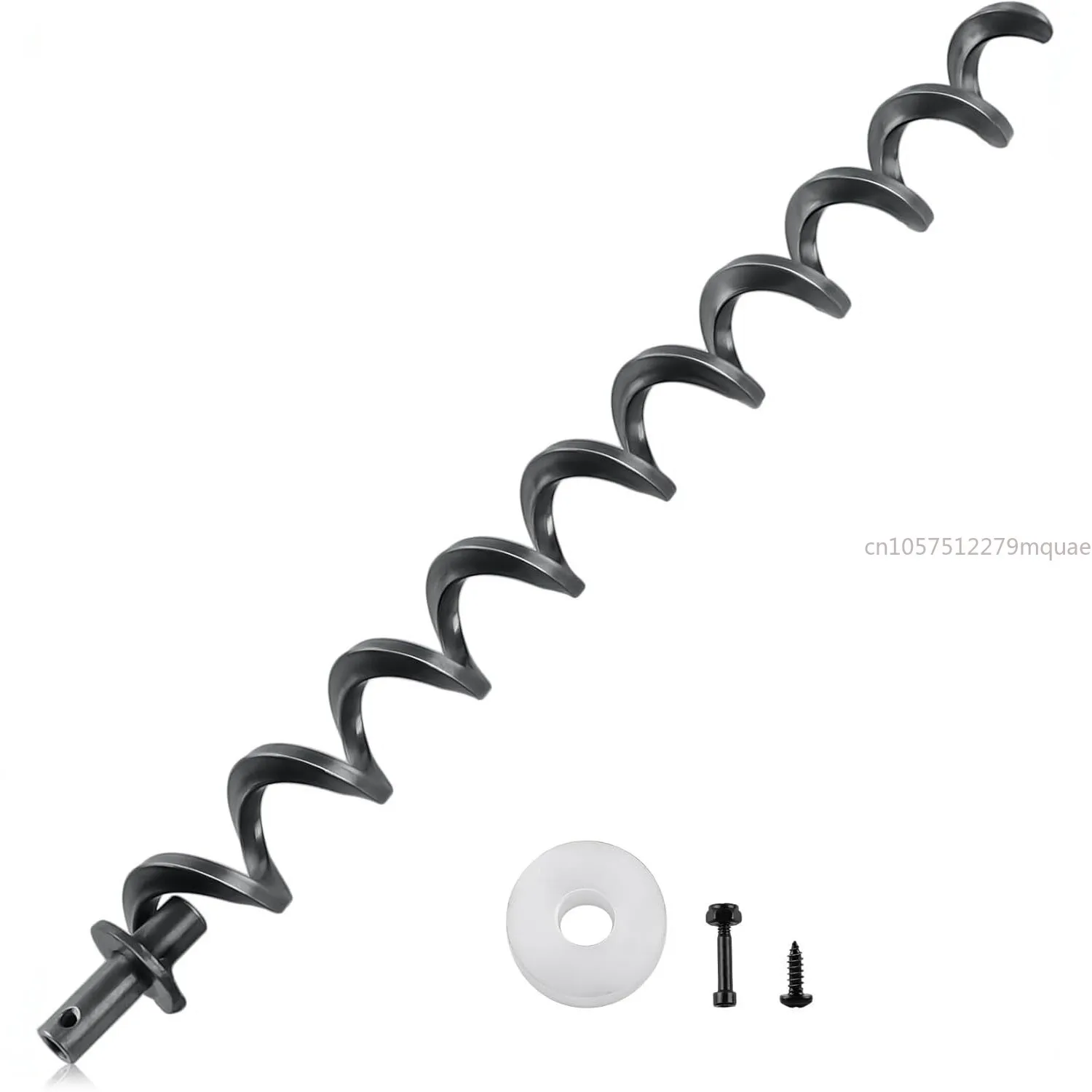 ペレットオーブン用スクリュー回転コンベア-23インチ-バーベキュースモークアクセサリー-高強度-耐腐食性-設置用ベーキングパン