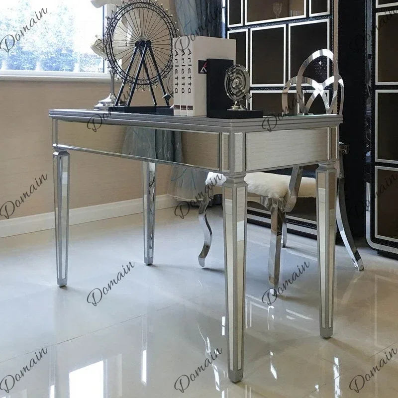 Office Use Mirror Computer Desk Mirror Neoclassical Postmodern Desk