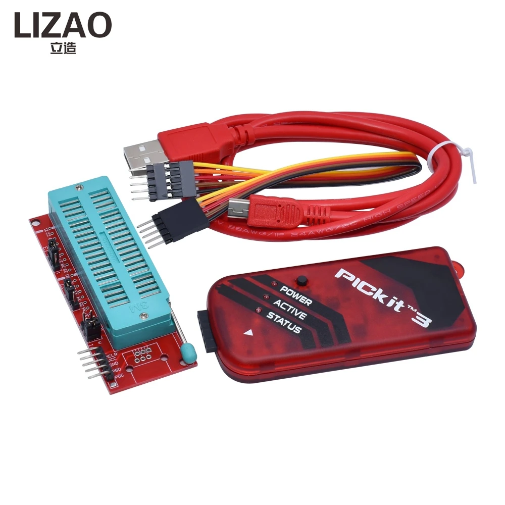 Pickit2/3 Emulator Programmer Downloader Offline PIC Microcontroller Programming Burner